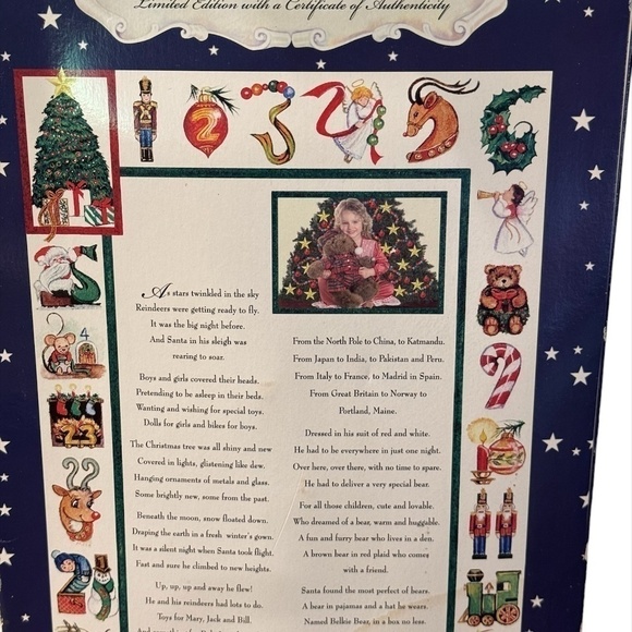 Belkie Bear 2000 Limited Edition New In Box - Picture 3 of 4